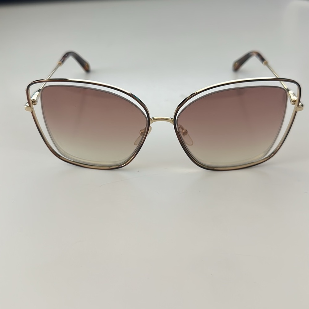 CHLOE HAVANA CAT-EYE SUNGLASSES - Picture 4 of 7